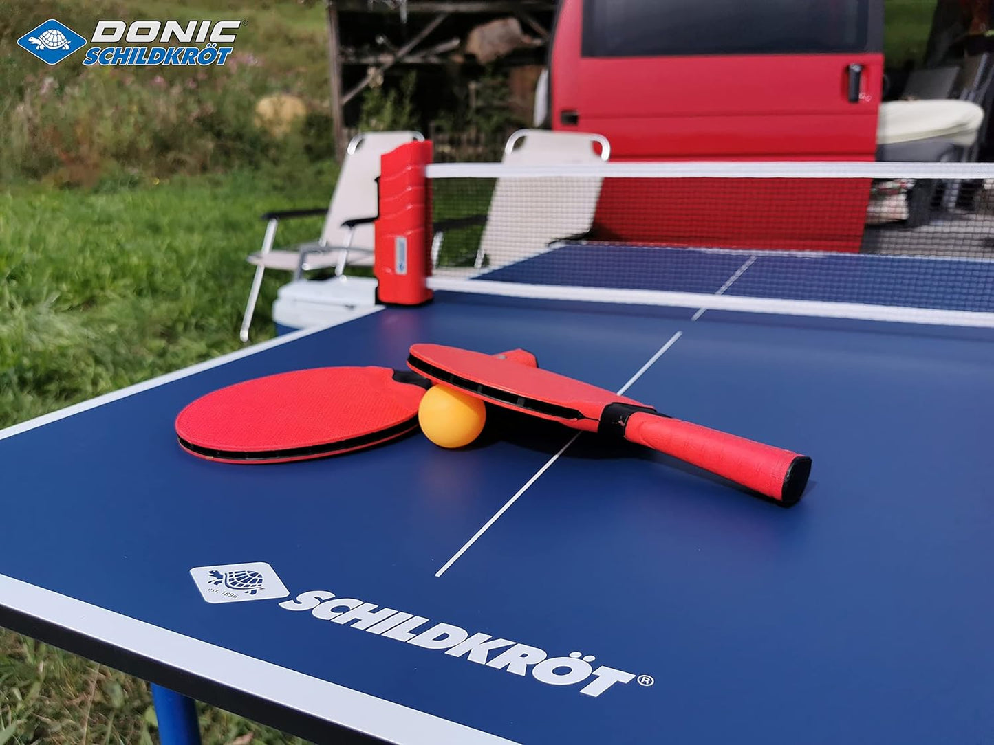 Tischtennisset mit Netz, Einheitsgrösse