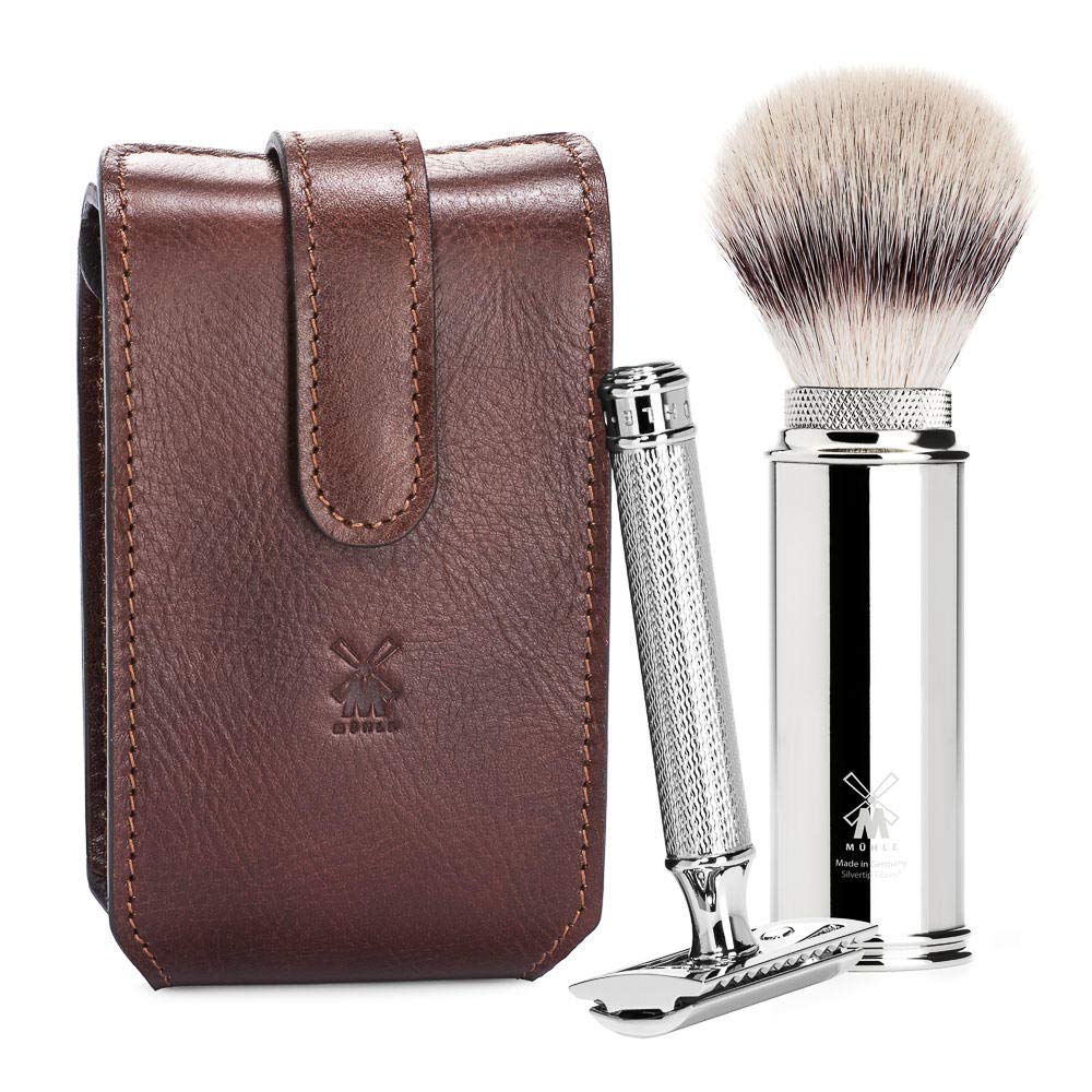 Reiserasierset, Braun 2 Stück (1er Pack)