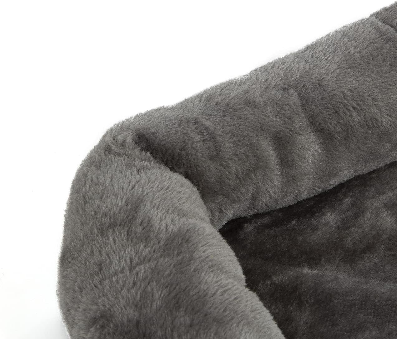 Fensterliege Katzen-Hängebett, Plüsch, hellgrau