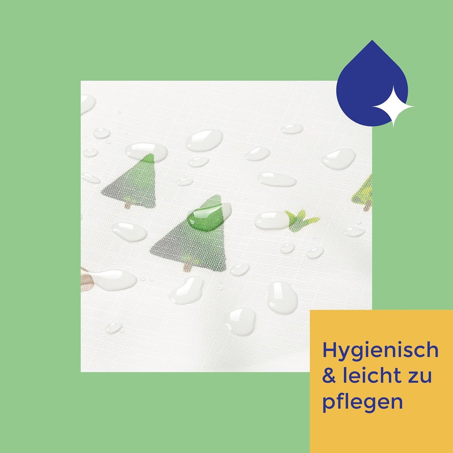 Wickelauflage wasserabweisend 50x70 cm, 50x70 cm (1er Pack) Farbige Punkte