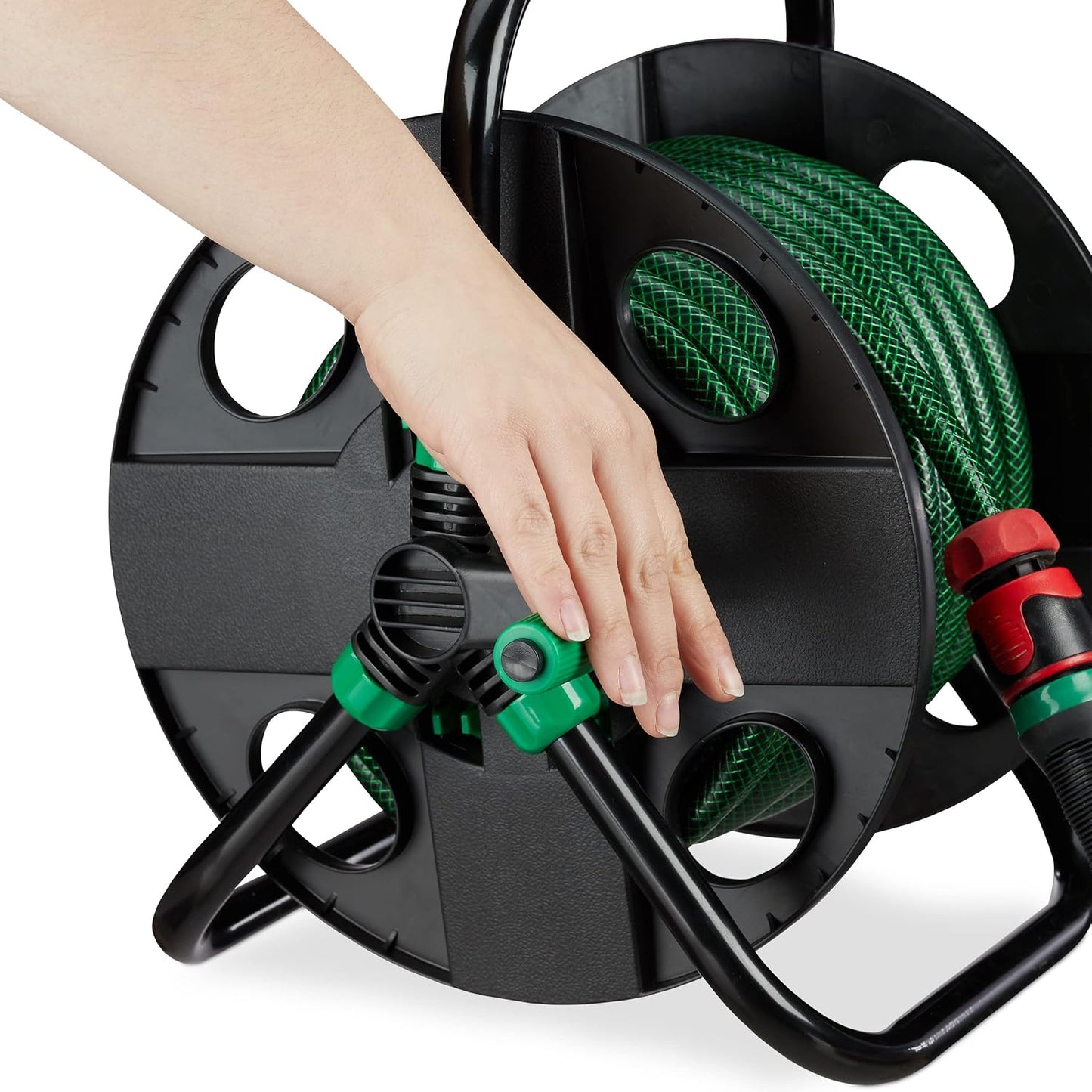 Schlauchtrommel für 30 m Gartenschlauch, Single