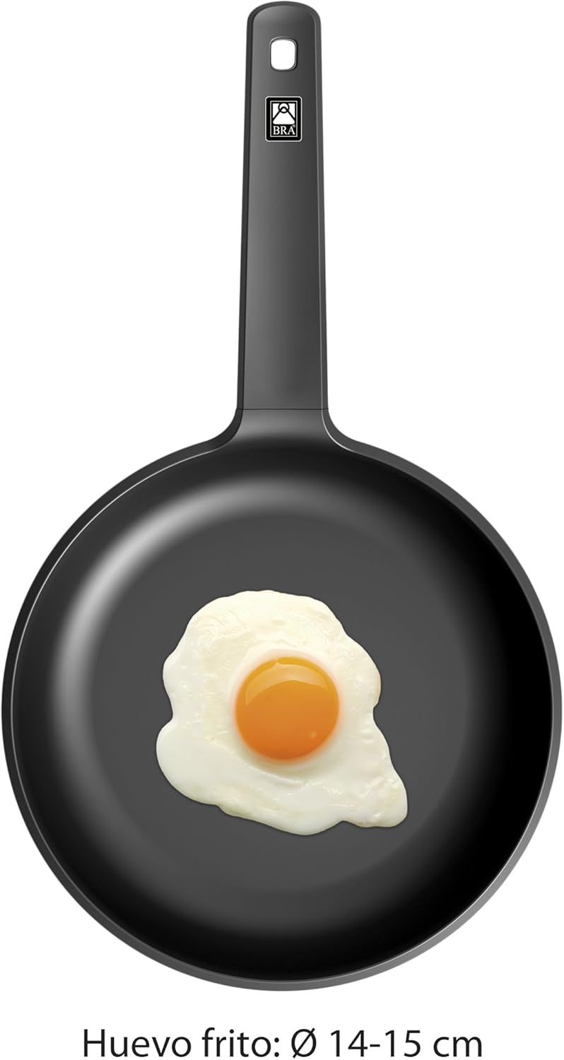 Efficient Bratpfanne, Induktion geeignet, Flach 28 cm