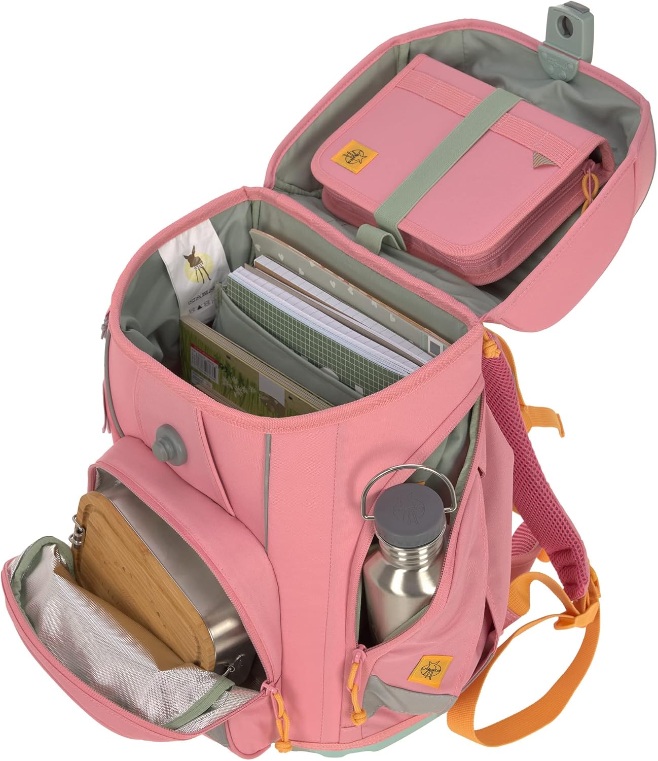 Schulranzen-Set (7-teilig) Boxy Unique, Rosa