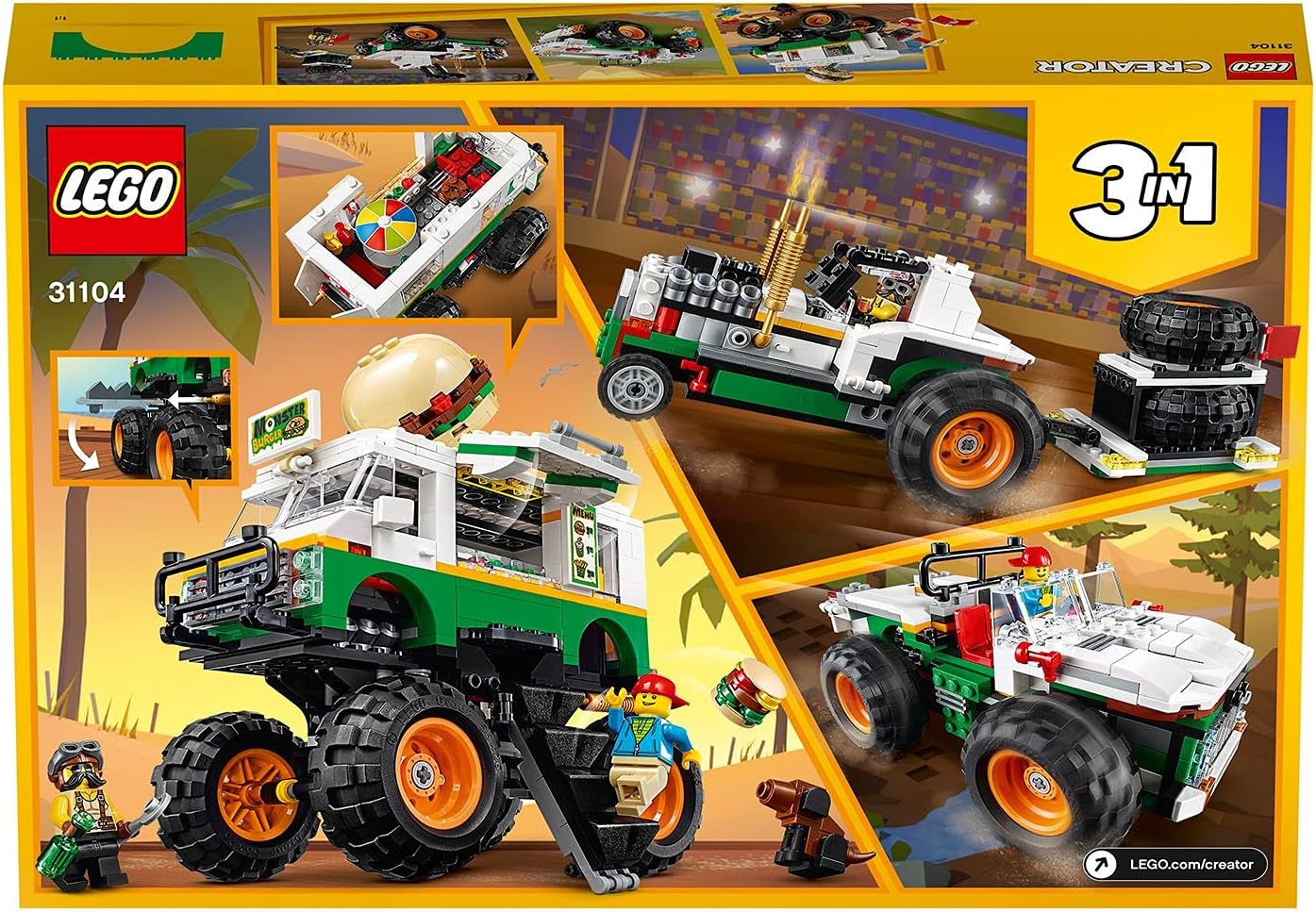 Burger-Monster-Truck, Single