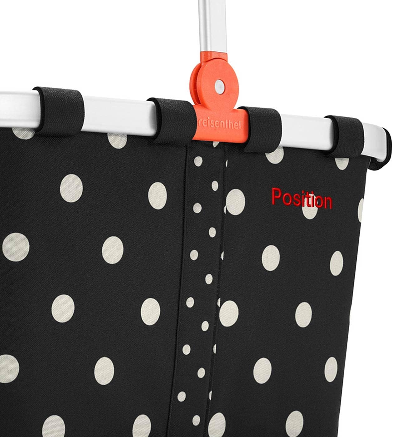 carrybag Einkaufskorb, Mixed Dots Single