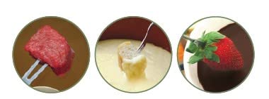 11-teiliges Fondue Set "Sierra", 1.6 Quart Kirschrot
