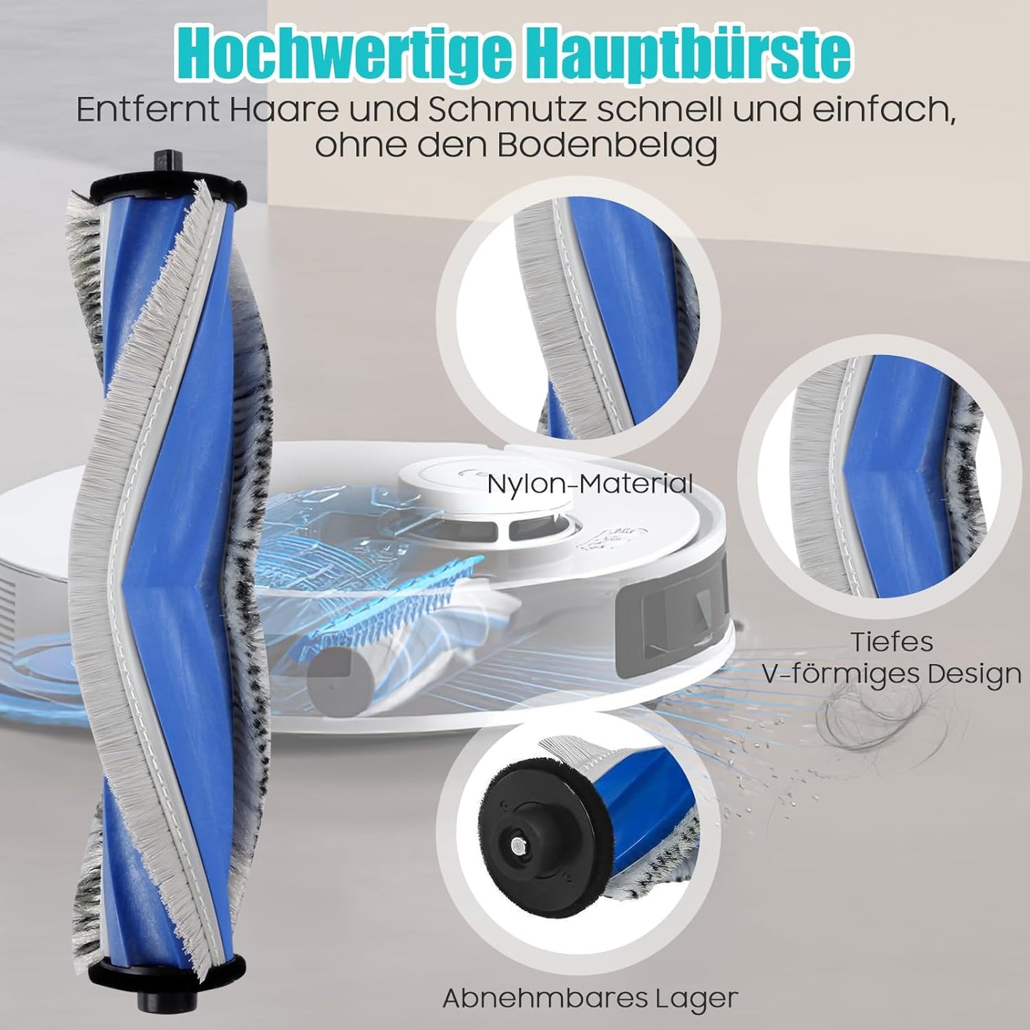 20-teiliges Zubehörset für Deebot T30 Saugroboter, Für Ecovacs Deebot T30 Omni / T30 Pro Omni / T30 Max