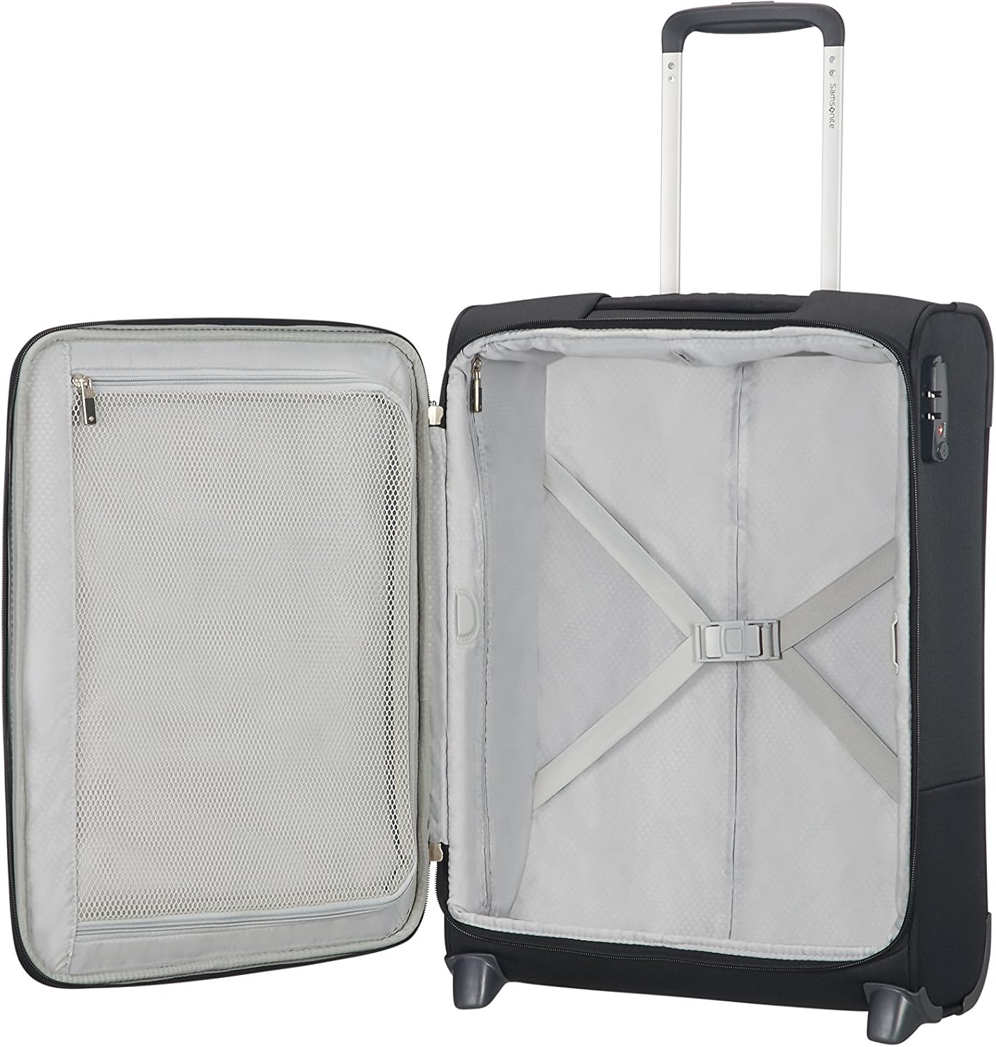 Base Boost Handgepäckkoffer, Schwarz (Black) Upright S, Länge 40 cm (55cm-41L)