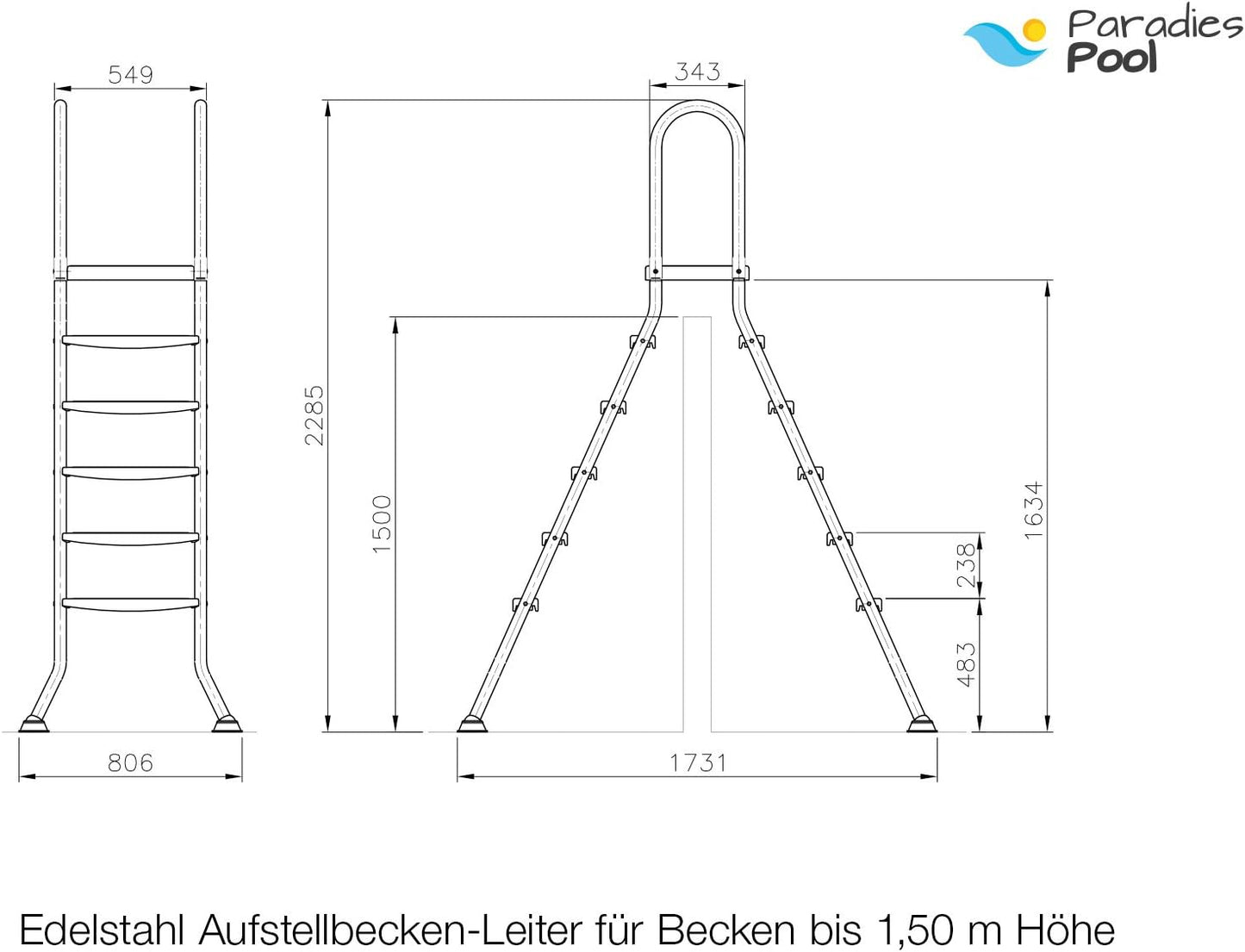 Hochbeckenleiter