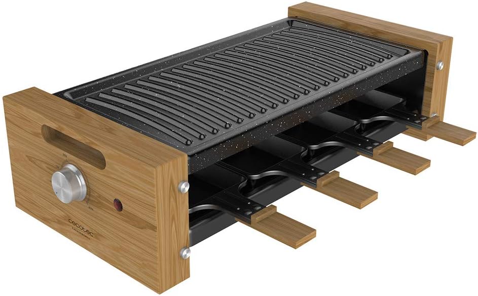 Raclette Käse & Grill 8200, Holz 27.8 x 54.3 x 19.9 cm