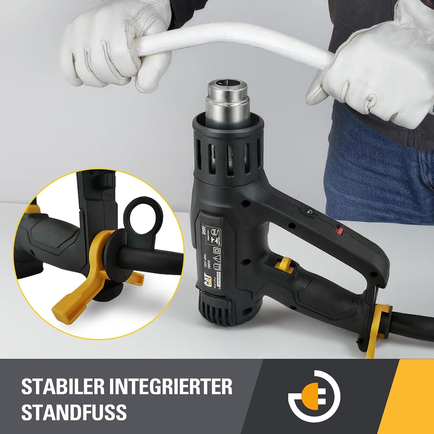 DX87 Heissluftpistole & Zubehör-Set