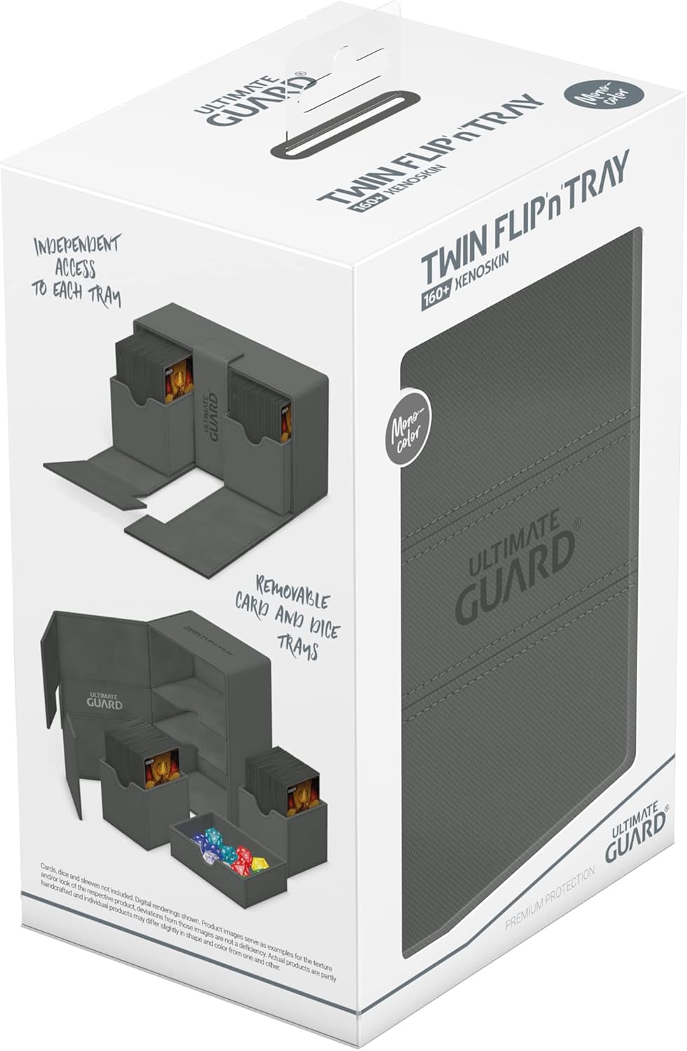 Twin Flip'n'Tray 160+ XenoSkin, Grau