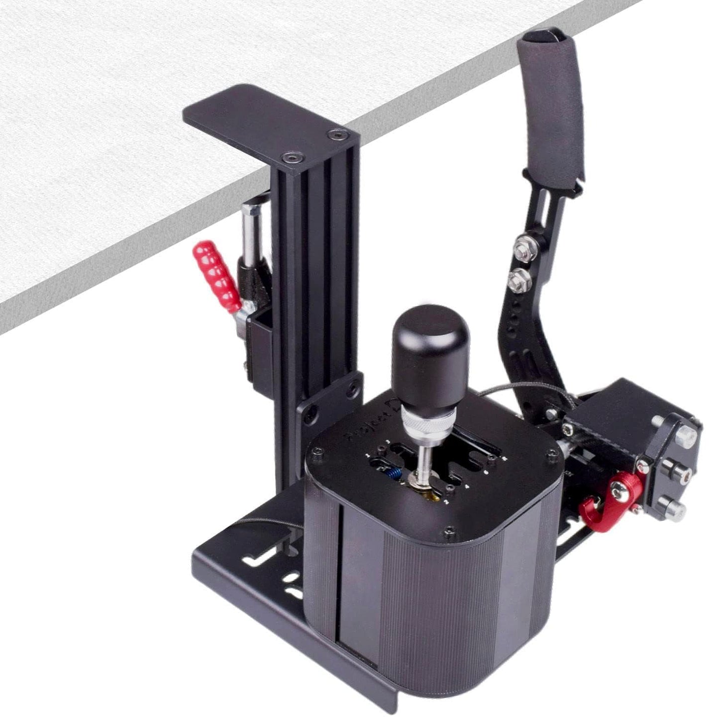 Schreibtischhalterung für Racing Sim Shifter und Handbremse