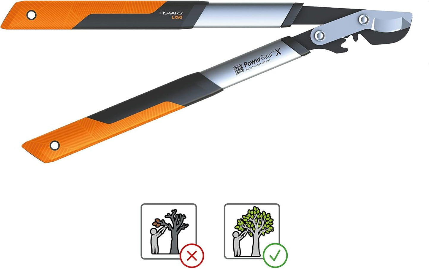 PowerGear LX92-S Bypass-Getriebeastschere 57 cm, LX 92 (57 cm), Single
