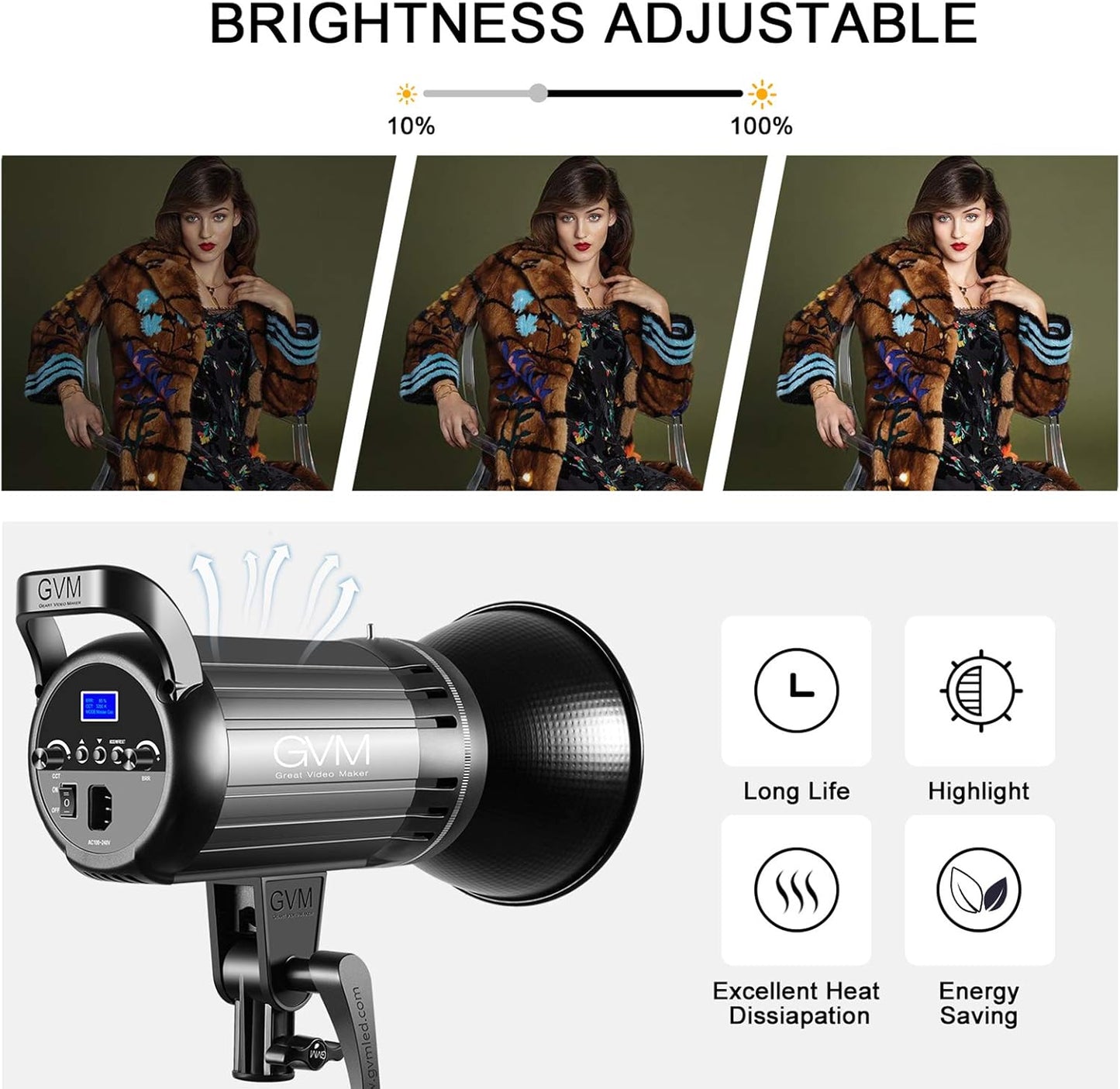 LED-Videoleuchte Softbox