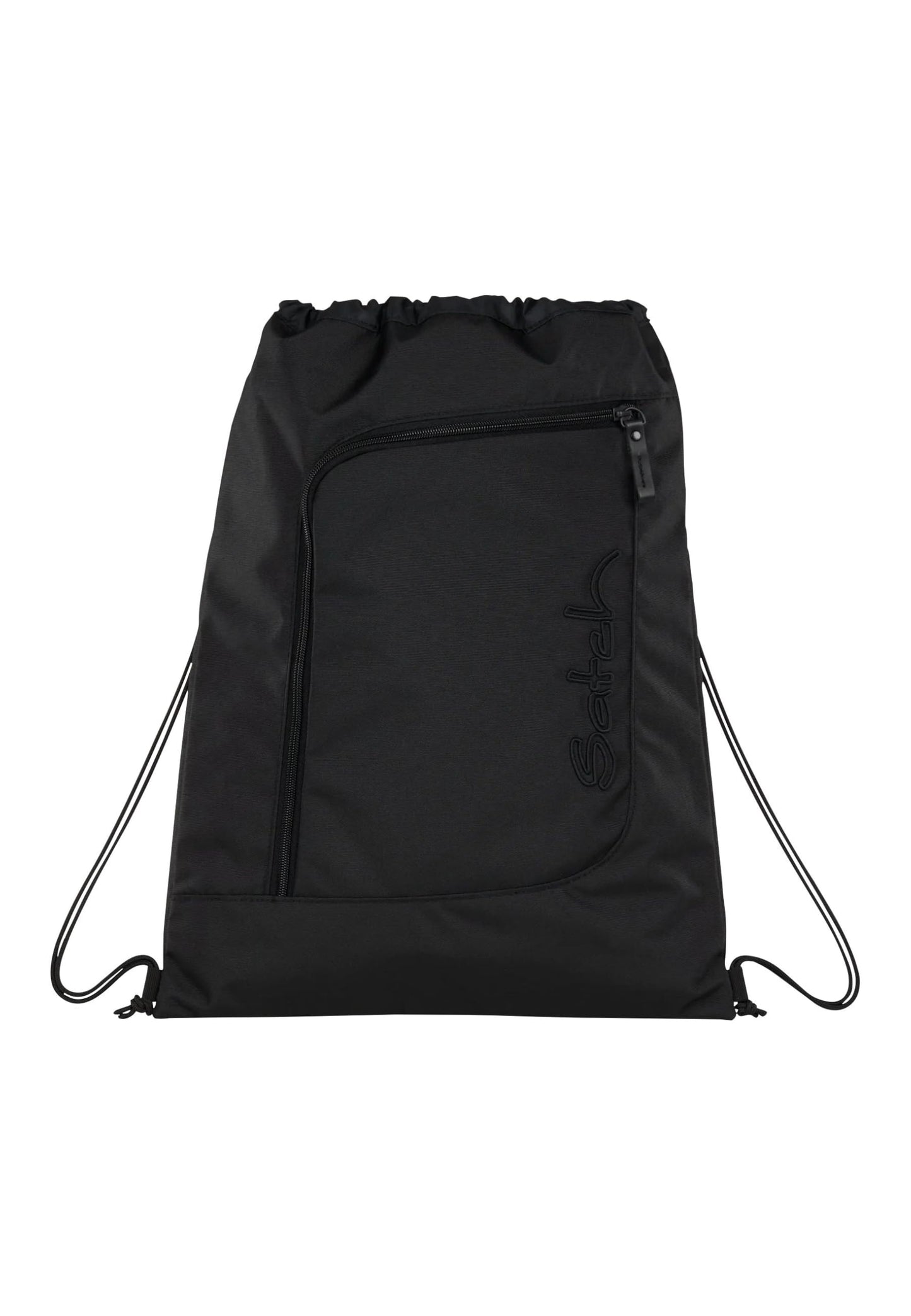 Sportbeutel mit Reissverschlussfach, Einheitsgrösse Nordic Black - Schwarz