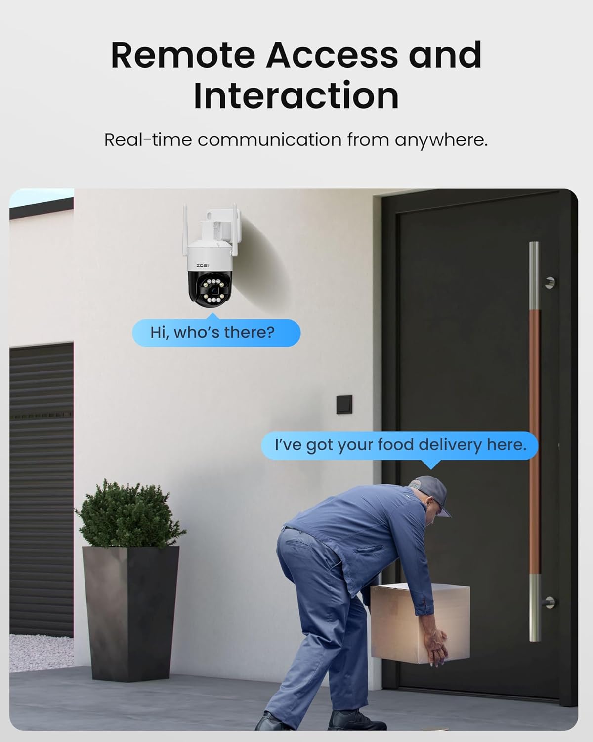 3K Wi-Fi 6 Outdoor Überwachungskamera 360°, C296 5MP, 5MP Wi-Fi 6, 1 Stück Kamera