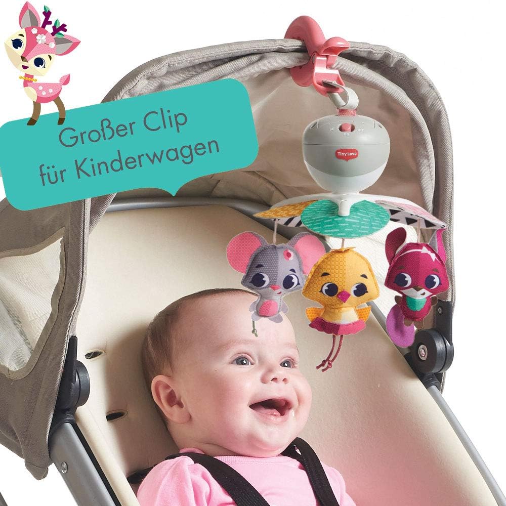 3-in-1 Musik-Mobile für Babybett, mehrfarbig, Mehrfarbig