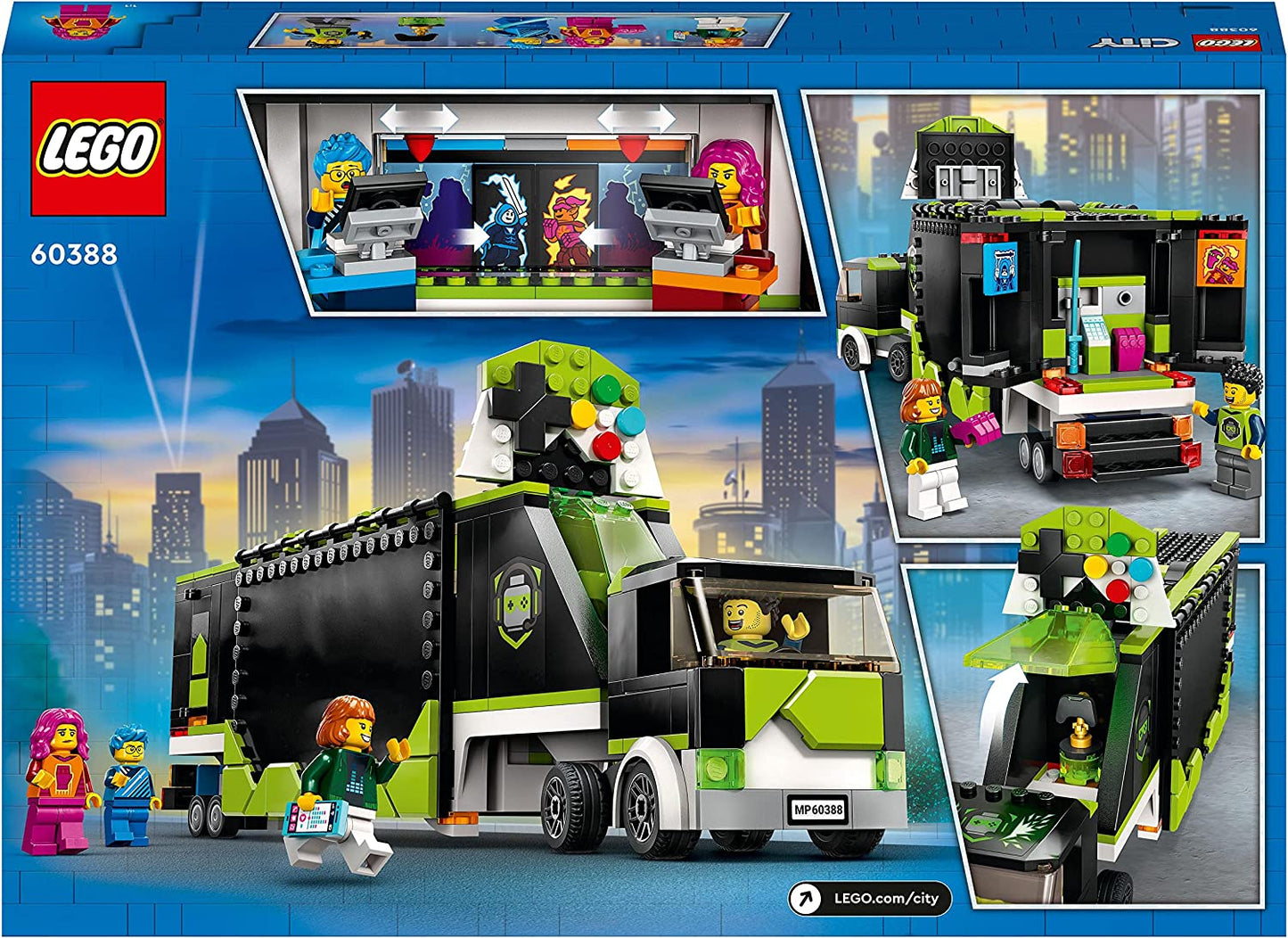 60388 City Gaming Turnier Truck, Konstruktionsspielzeug, Single