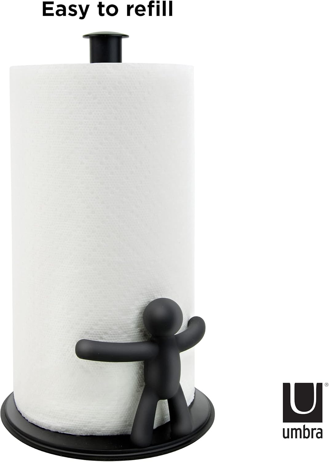 Küchenrollenhalter Buddy, Schwarz