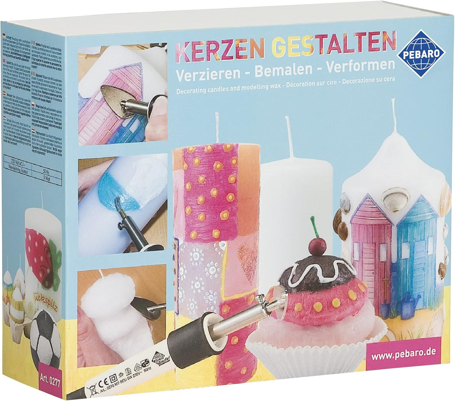 Geschenkset "Kerzen gestalten"