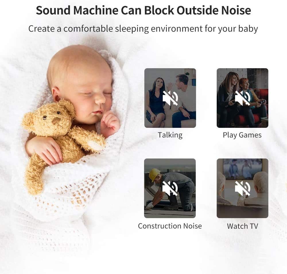 White Noise Sound Machine WNM009-WH, WNM009-WH