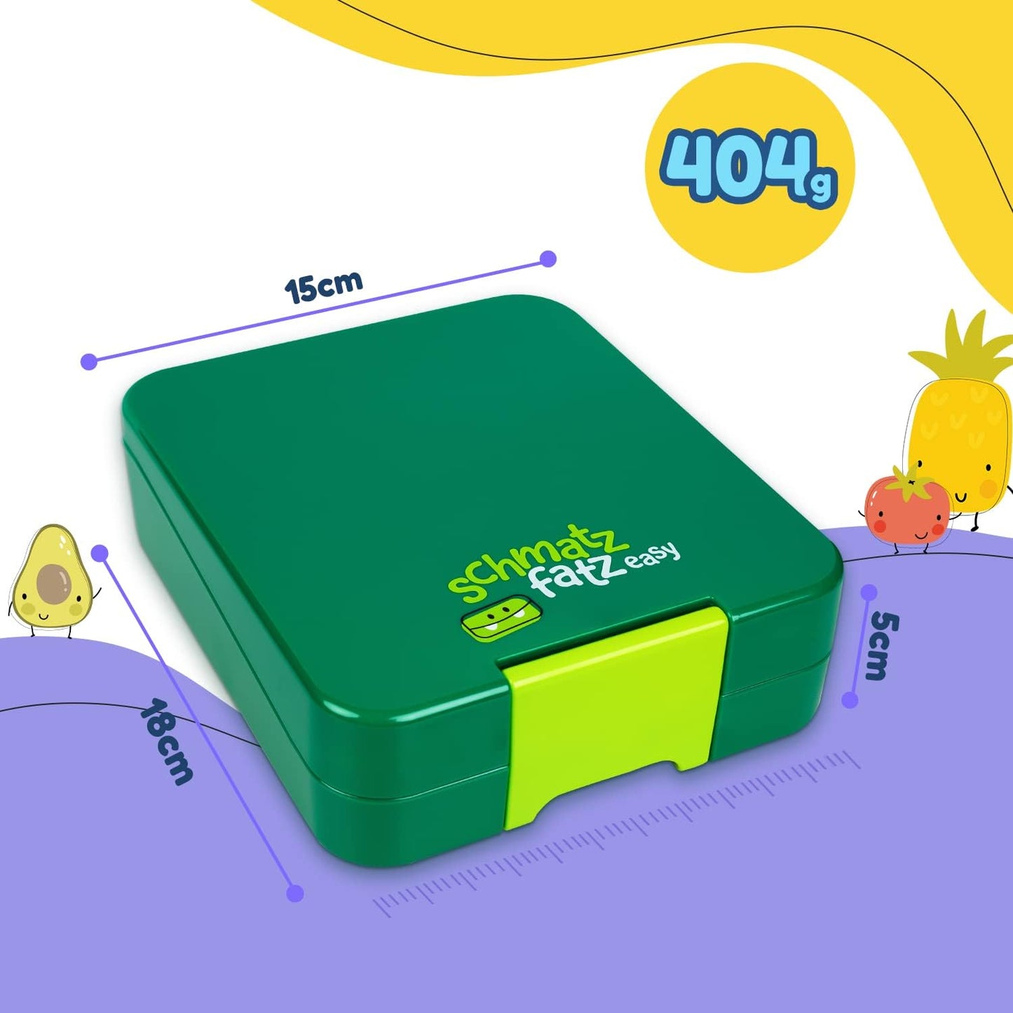 Easy Bento, Easy Snackbox, Grün Neo