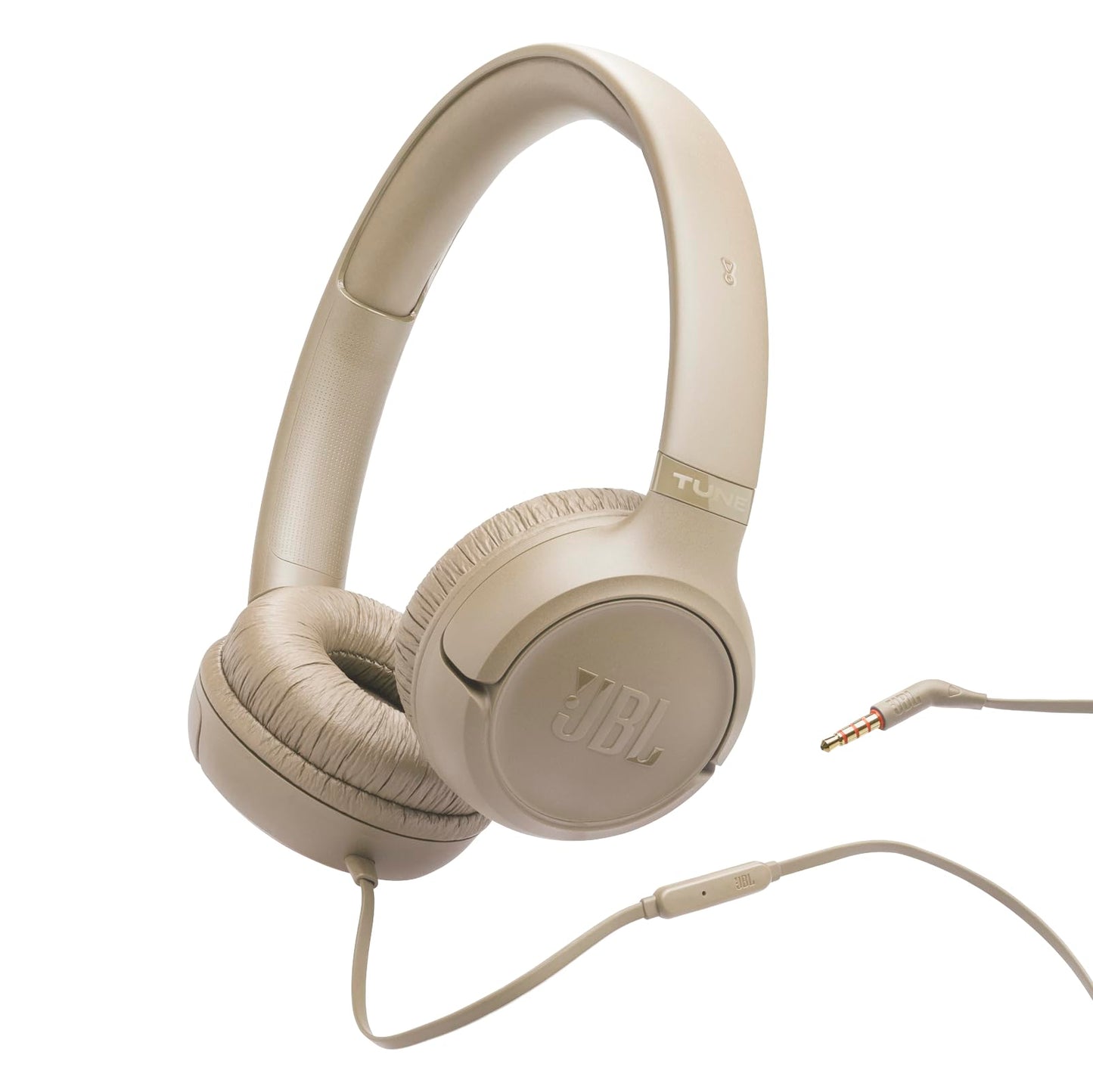 Tune 530 Comfort-Fit Wired On Ear Kopfhörer mit Mikrofon, beige
