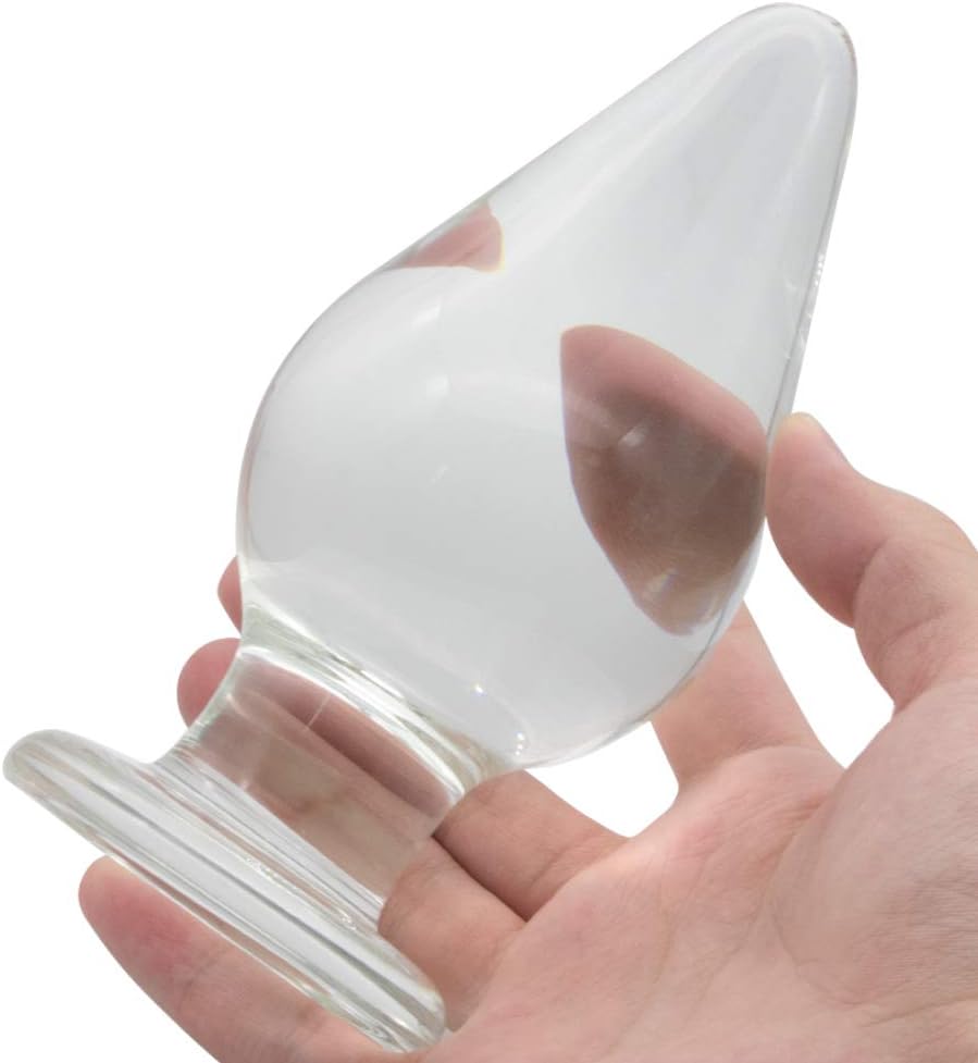 Glas-Analplug, 7.5 X 16 cm
