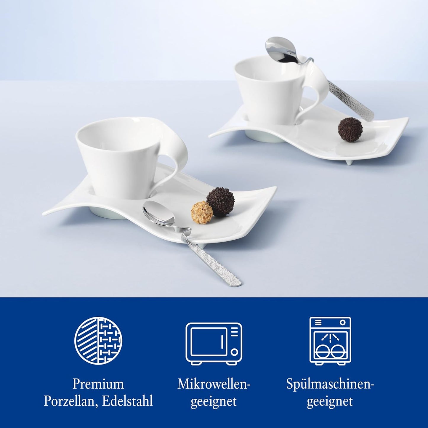 Newwave Caffè Kaffeetassen-Set, Kaffee-Set - 6-tlg. 6 pièces