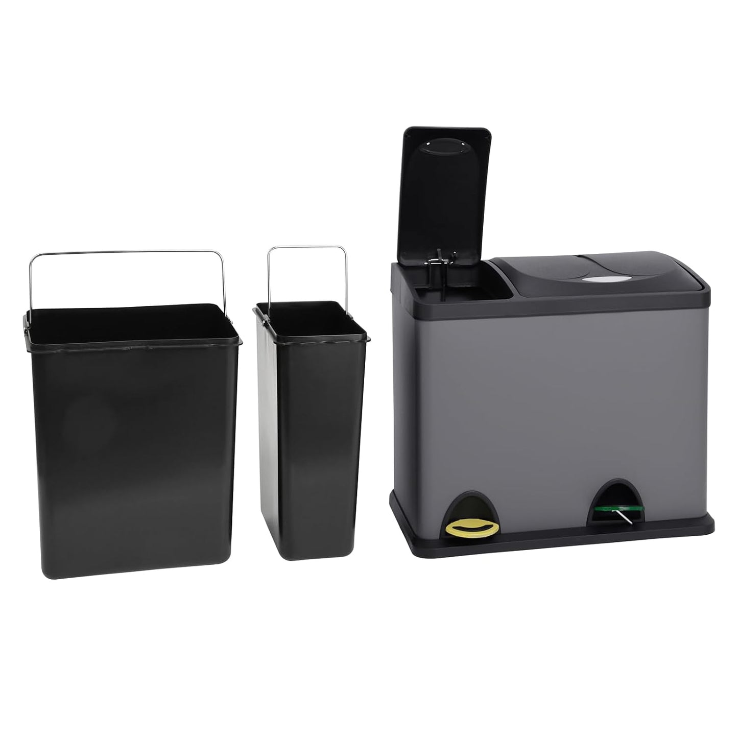 TC2Combo26 Abfalleimer mit Tretfunktion, Grau