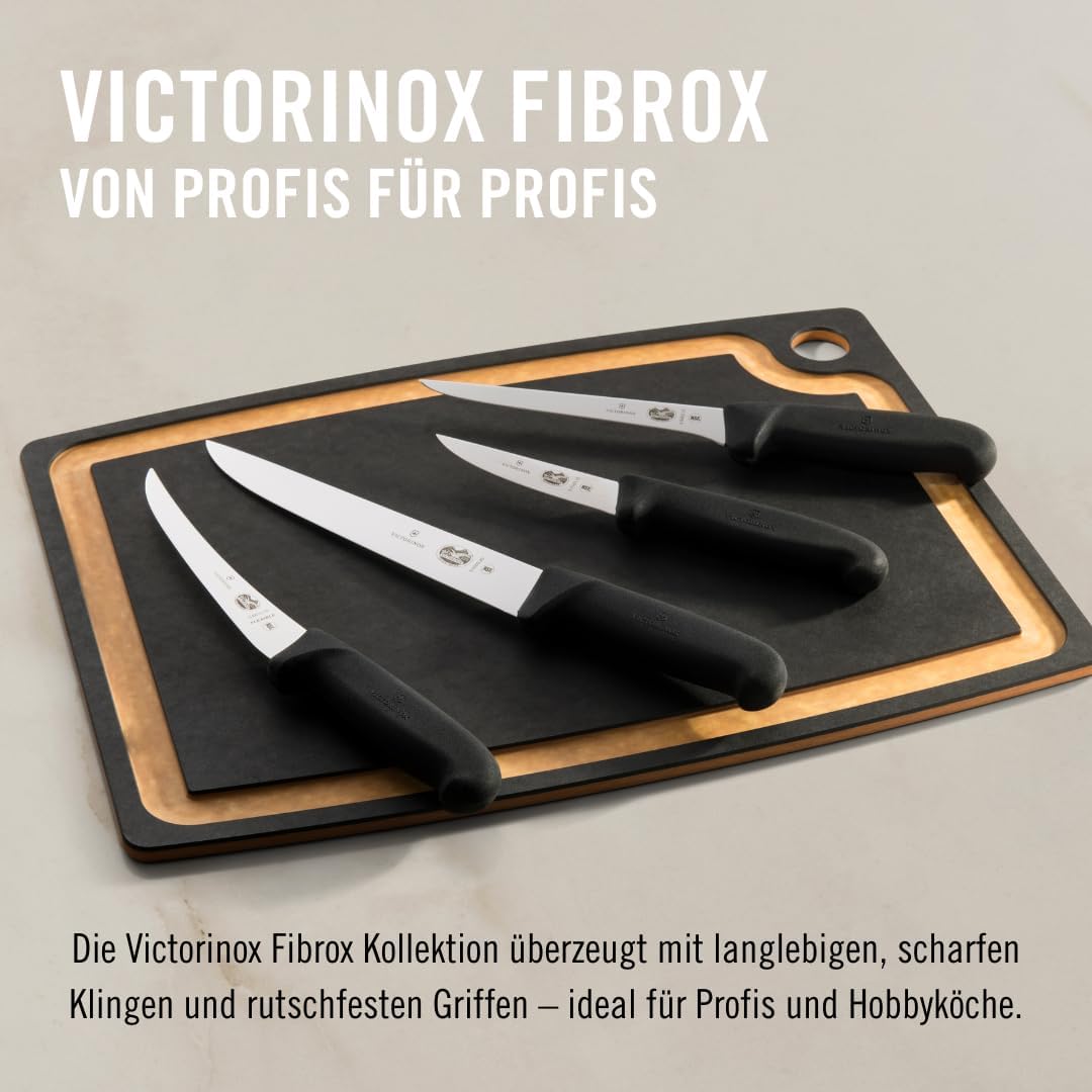Fibrox Ausbeinmesser, Schwarz Steife Klinge
