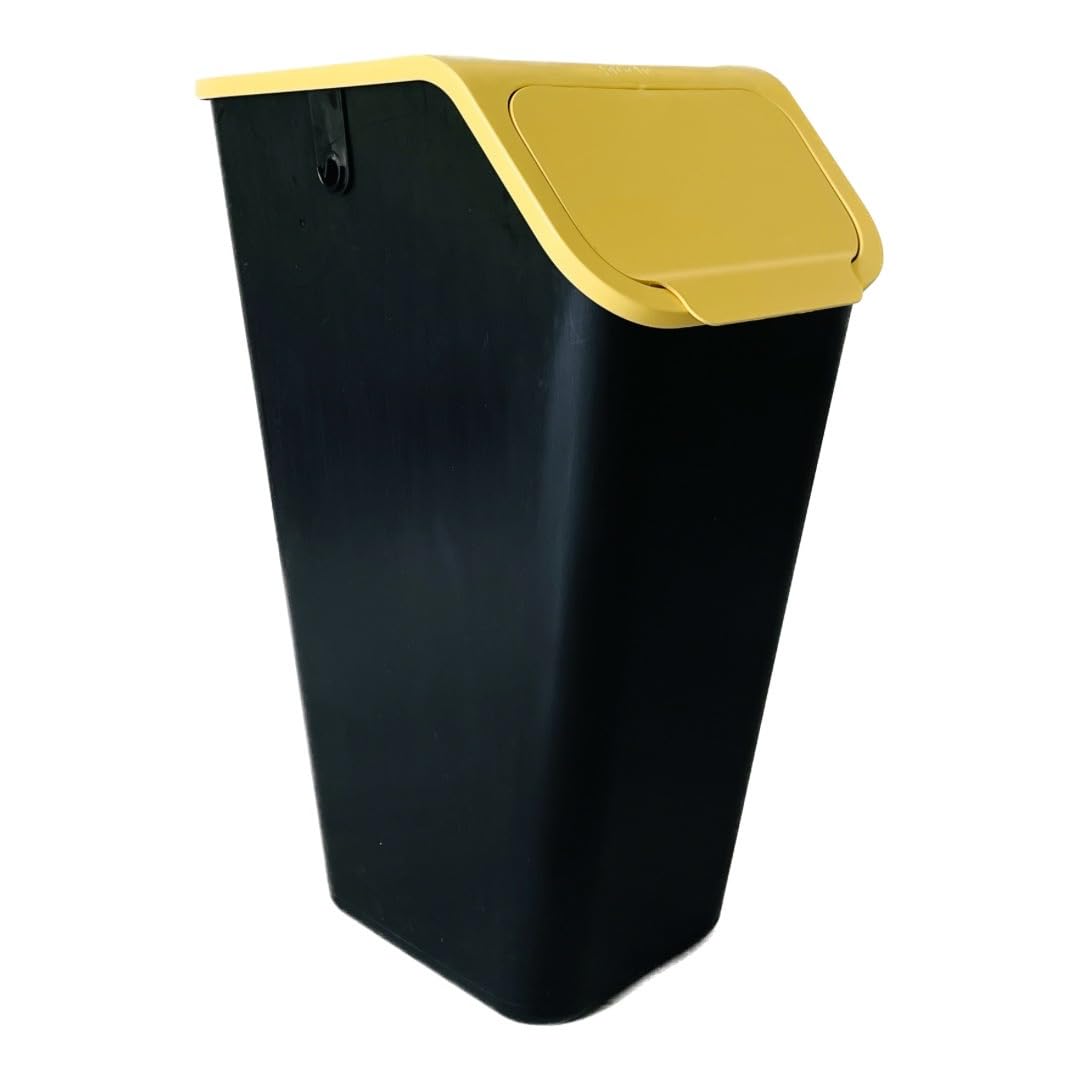 Stapelbares 3er-Set Mülleimer, 2 x 35L + 1 x 25L