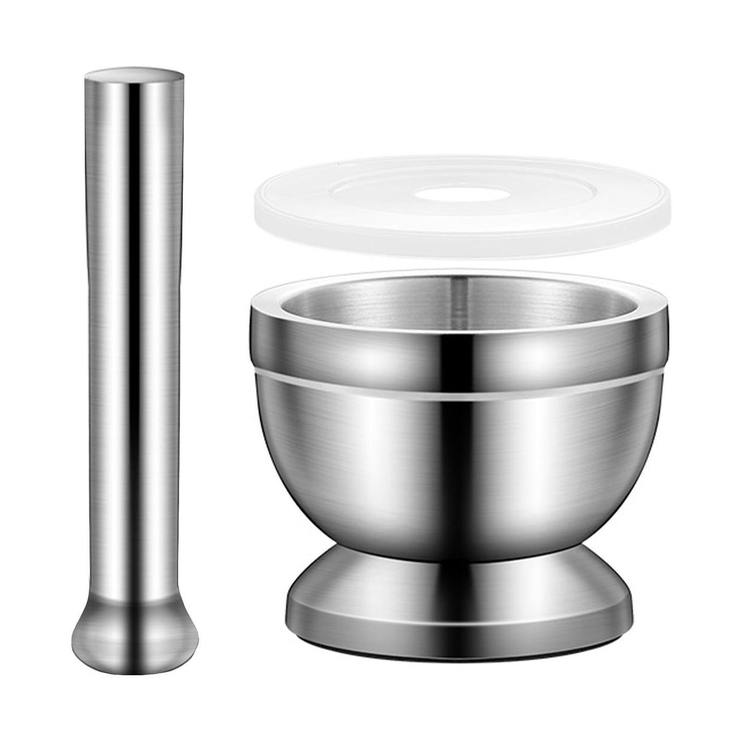 Mörser mit Stössel, L: φ12 cm - 380 ml