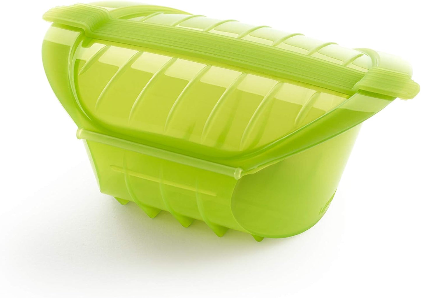 Dampfbox mit Einlegeboden (für 3-4 Personen), Grün 1000 ml