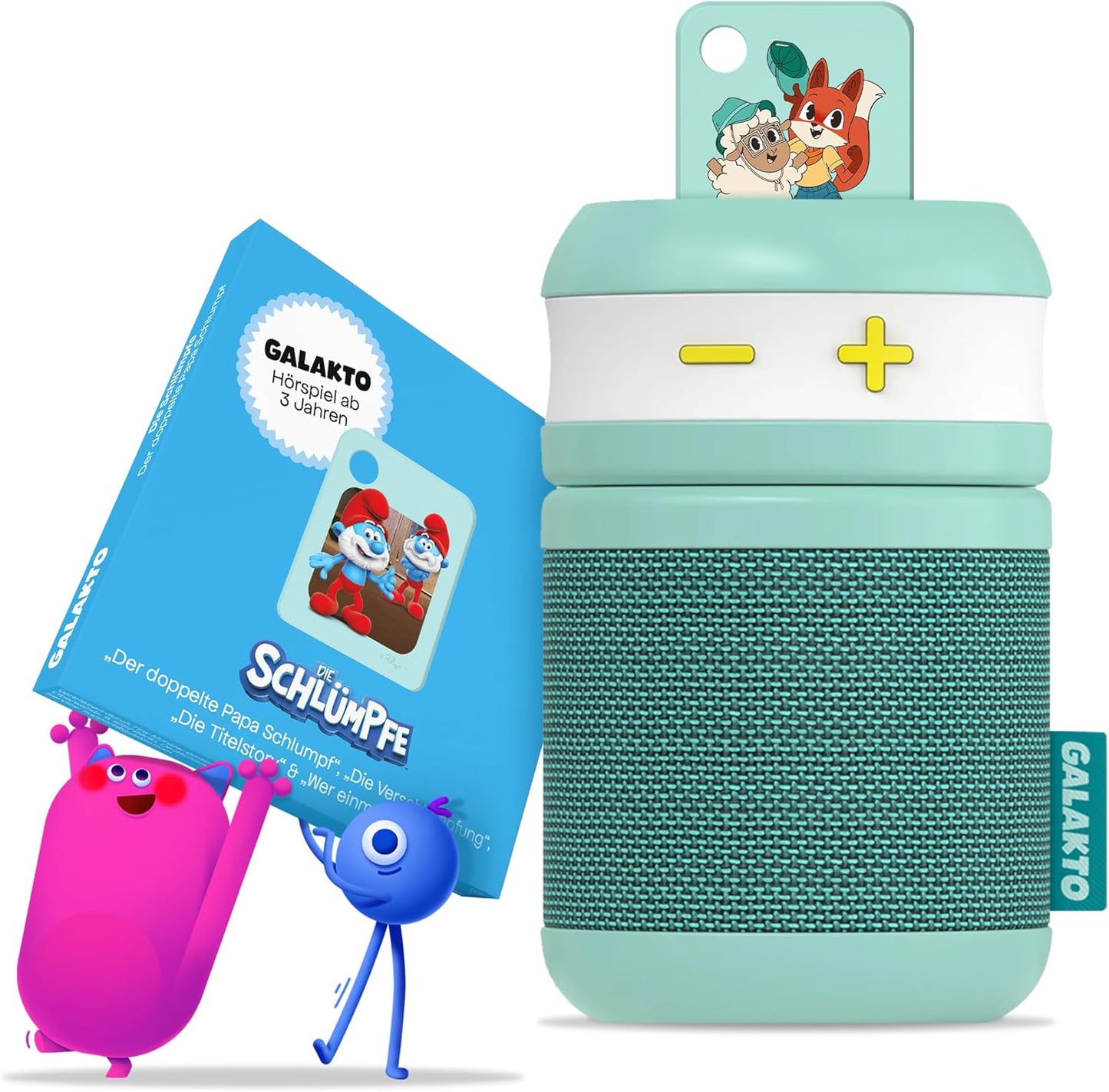 Kinder Musik- und Hörspielplayer, Bundle "Die Schlümpfe"