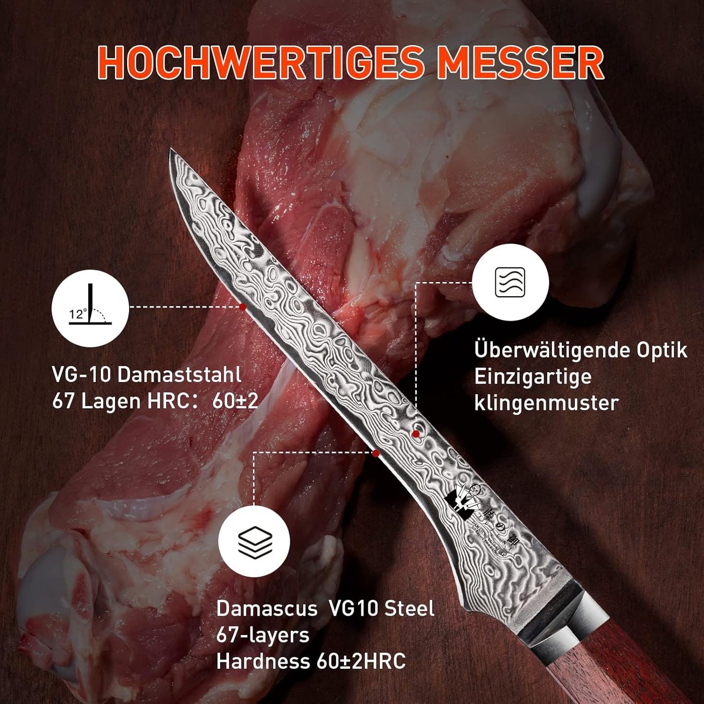 Ausbeinmesser, 14 Cm Ausbeinmesser