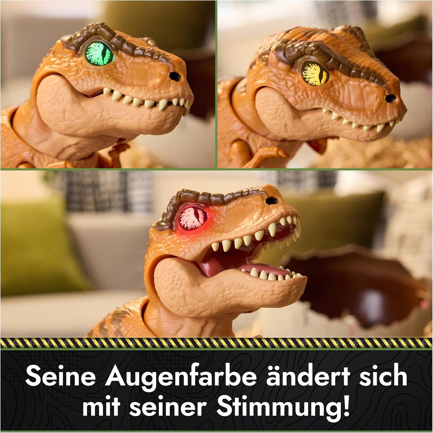 Interaktiver T-Rex im Ei