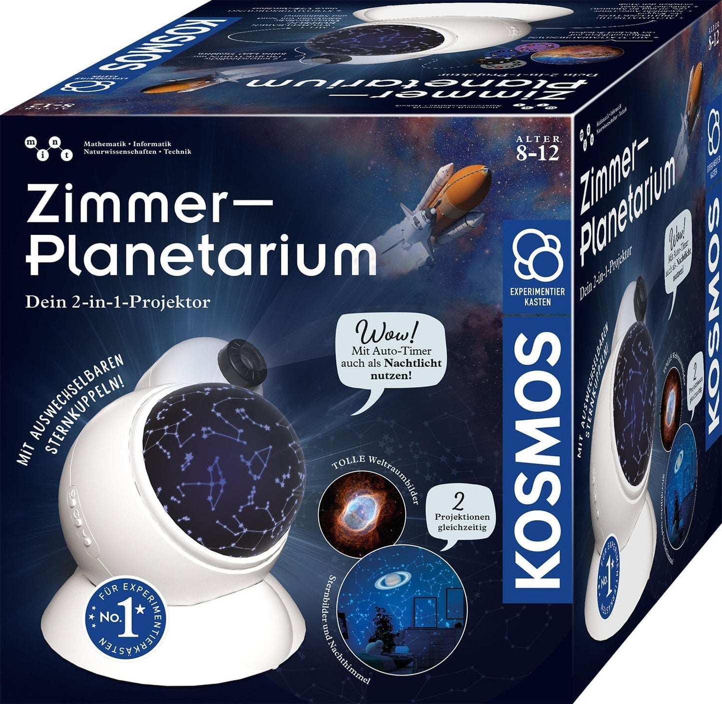Zimmer-Planetarium Projektor für Kinder ab 8 Jahre, Zimmer-Planetarium