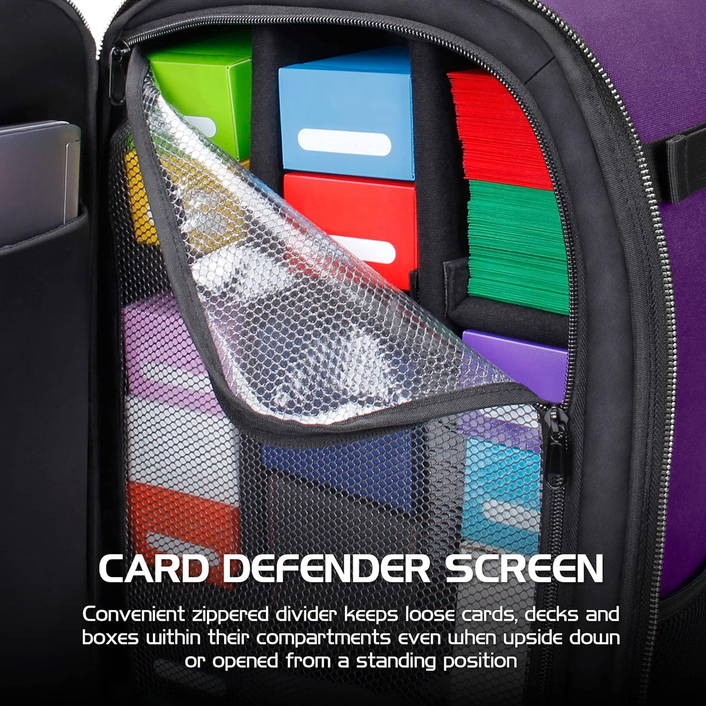 Tabletop Collector's Edition Card Storage Backpack, Drachen Lila