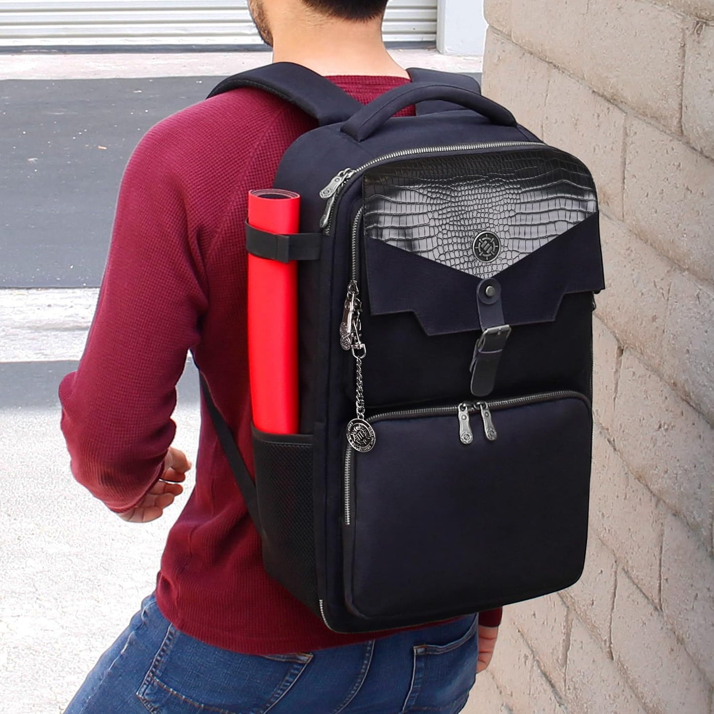 Tabletop Collector's Edition Card Storage Backpack, Drachen Schwarz