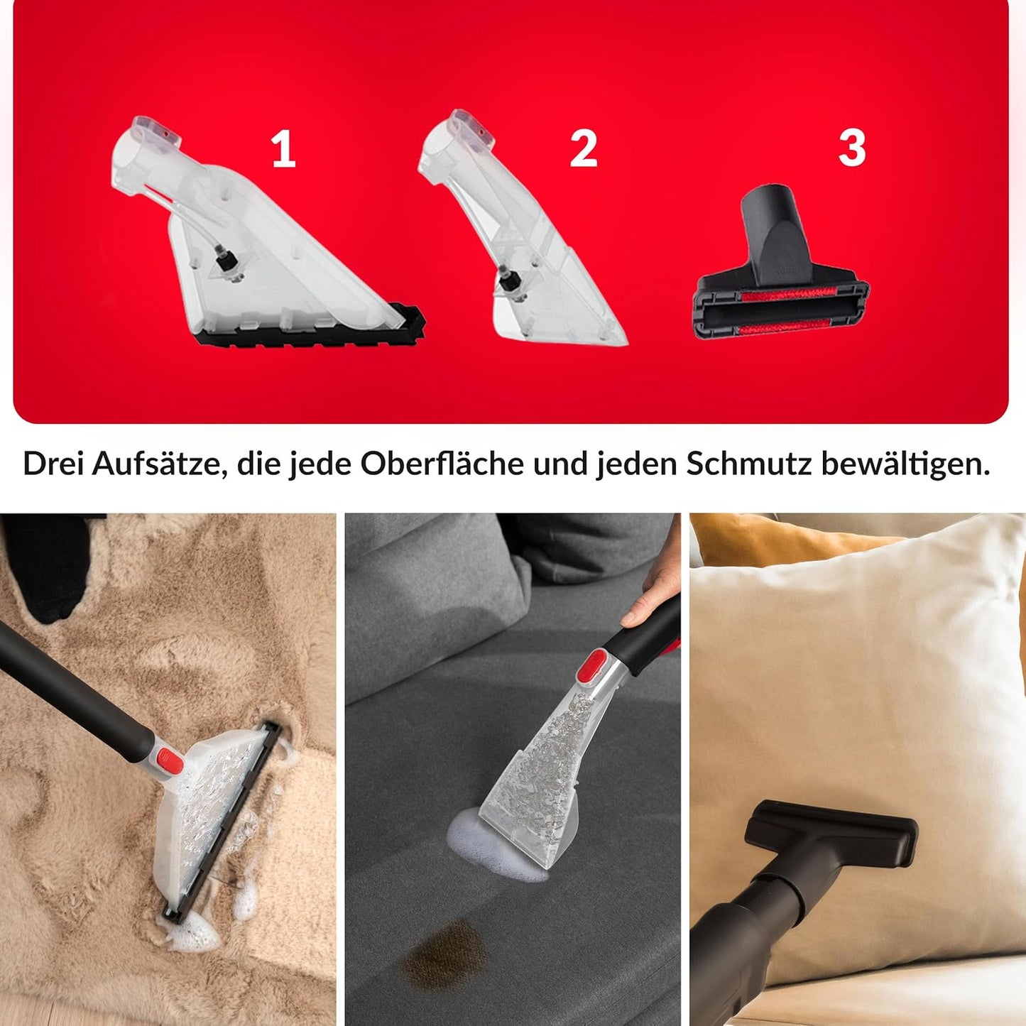 Waschsauger mit 20L-Behälter und HEPA-Filter