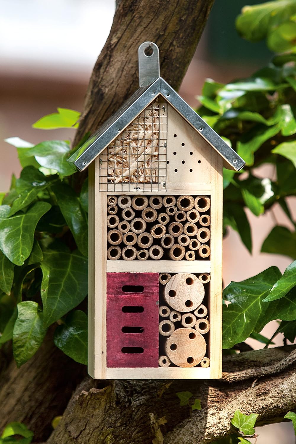 Insektenhotel aus Holz, 02_natur braun
