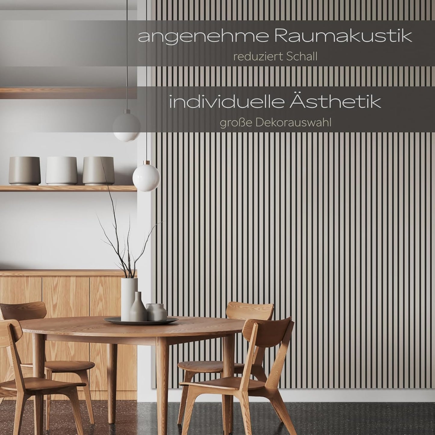 Akustikpaneele Schalldämmung 0.83m², Sandgrey 0.6W x 1.4L m