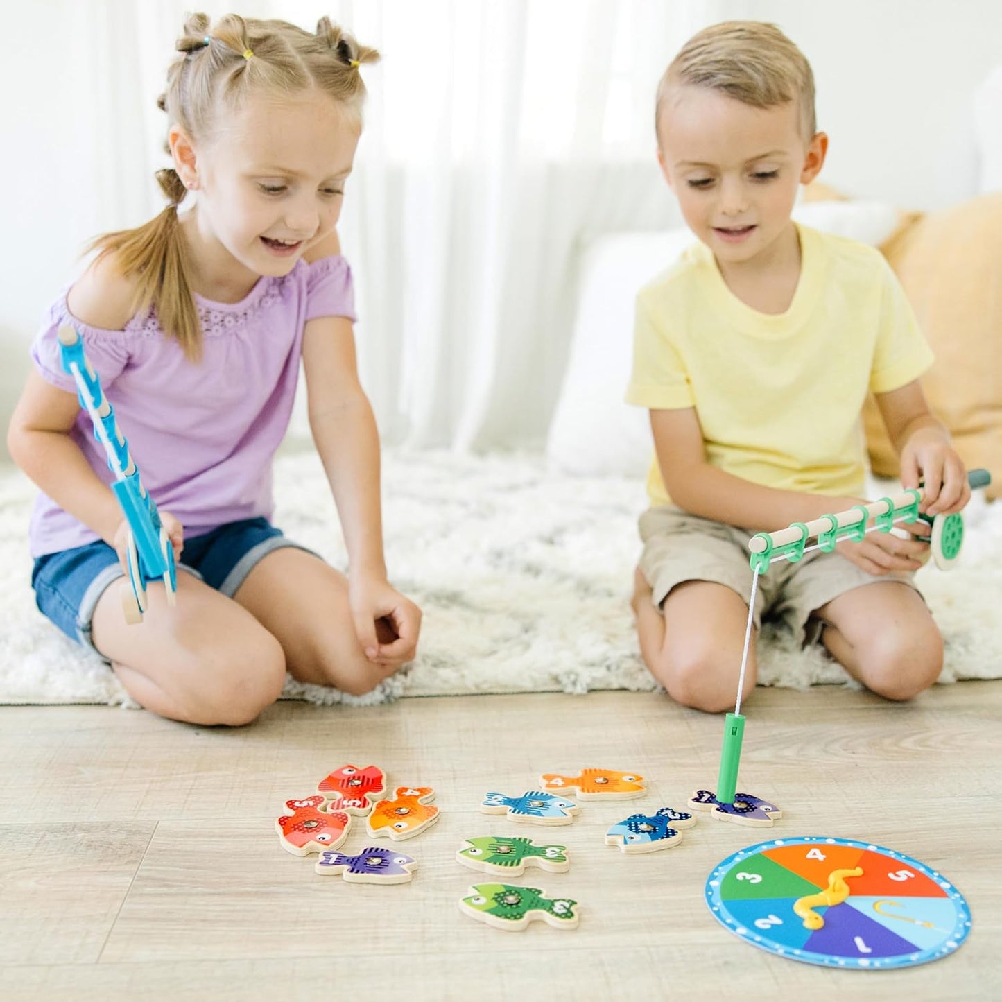 Catch & Count Fishing Game, Easy-Open Packaging