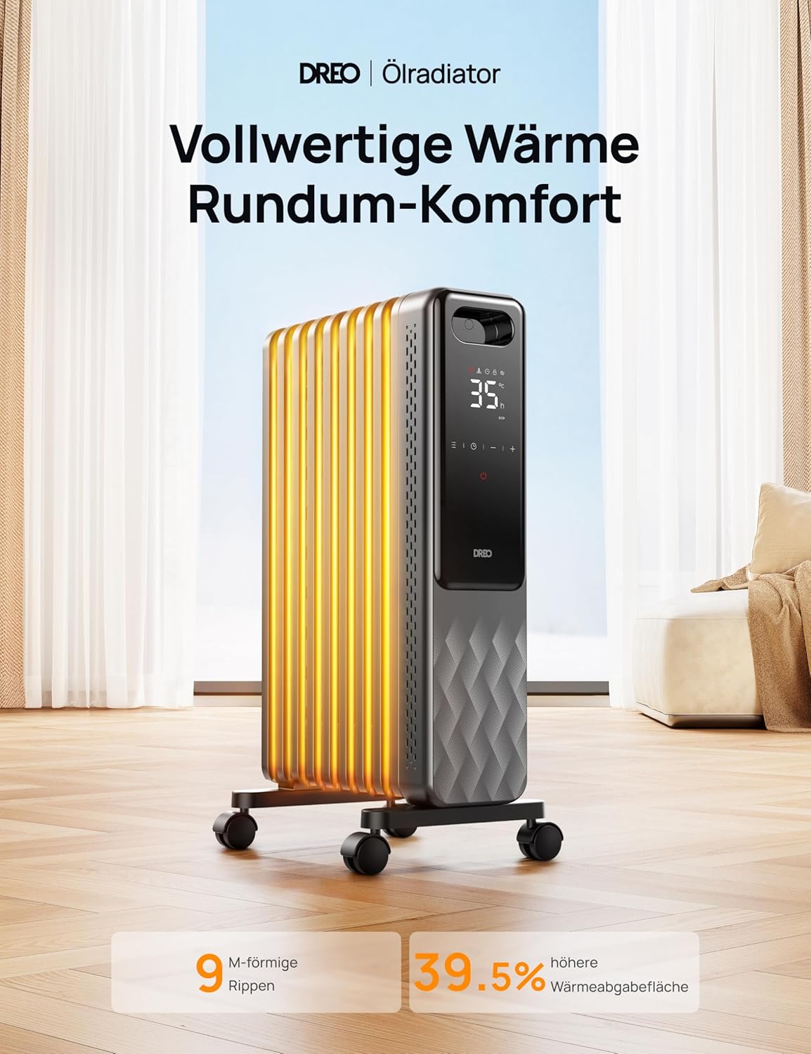 Ölradiator Energiesparend