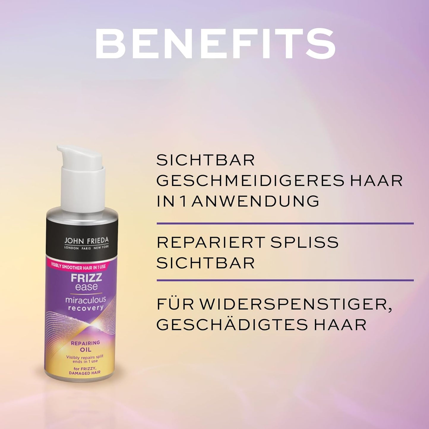 Frizz Ease, 100 ml (1er Pack) Haar-Öl