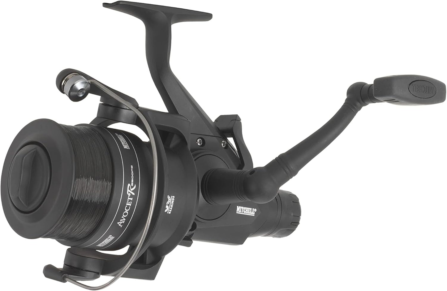 Avocet Black Edition Angelrolle mit One-Touch-Klappgriff, 5500| 5.1:1
