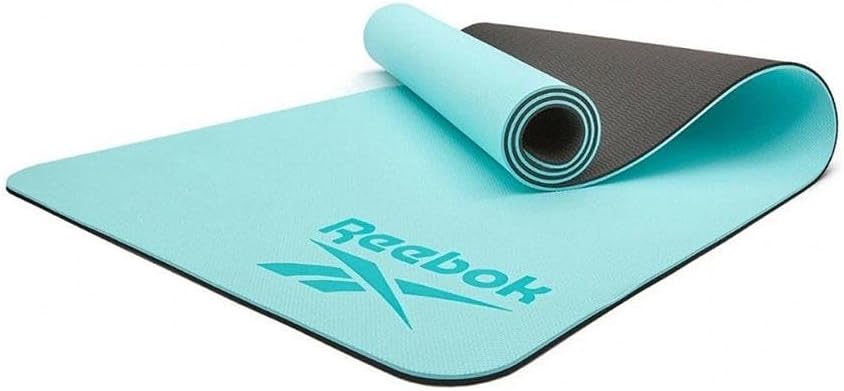 Doppelseitige Yogamatte, Blau