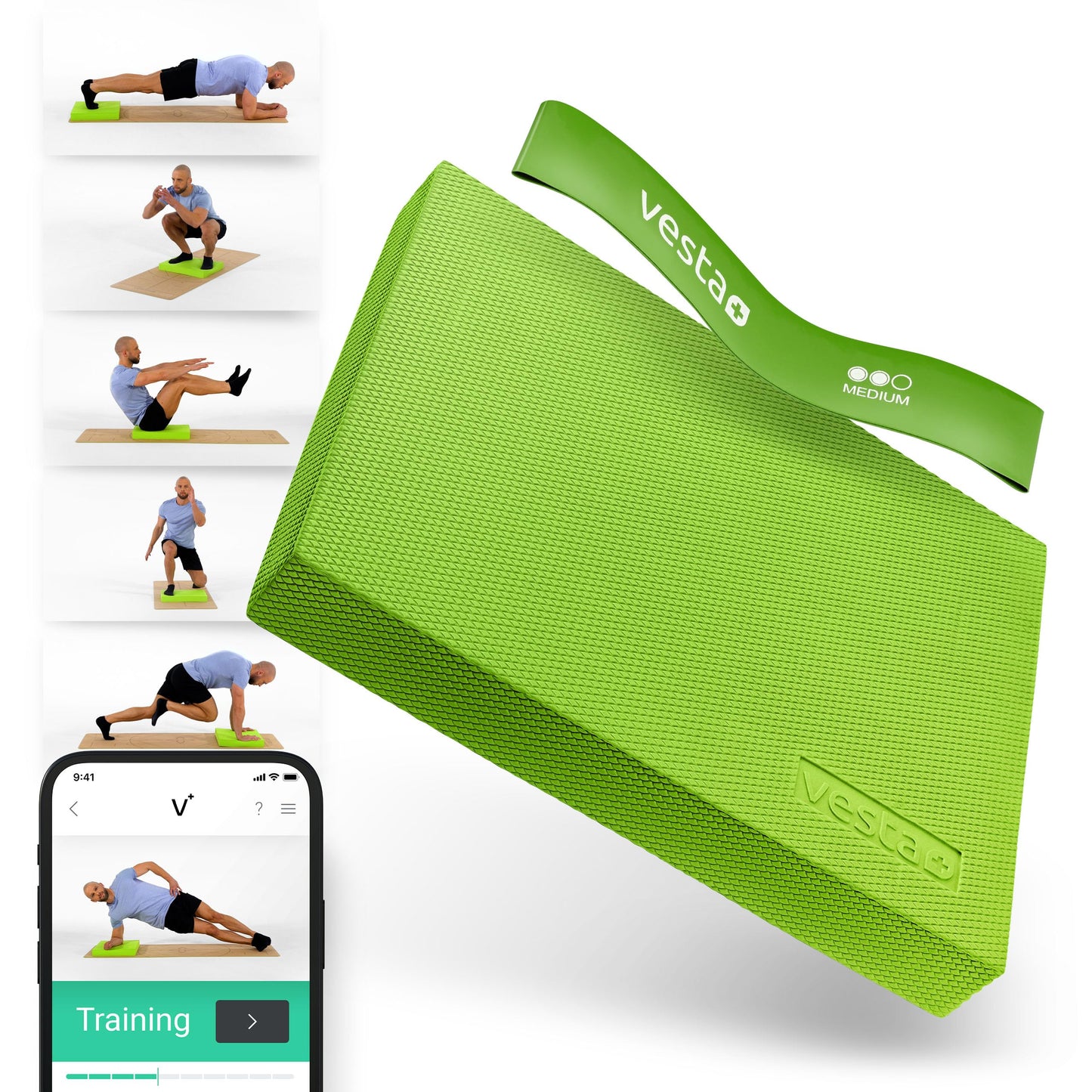 Balance Pad, Grün M